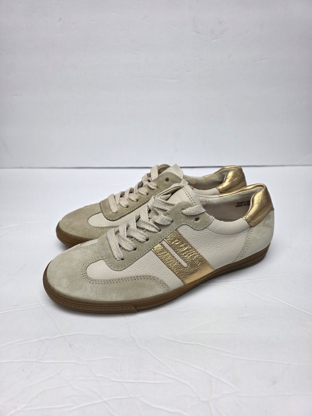 Paul Green Tilly Sneakers Biscuit Suede Combo, Mineral Antic Metallic US 6.5